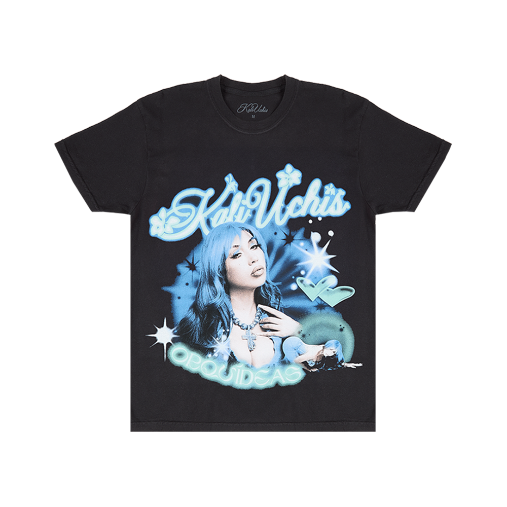 Black Orquídeas Short-Sleeve T-Shirt