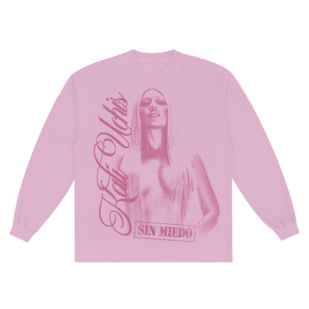 Sin Miedo Anniversary Pink Long Sleeve Tee - Kali Uchis Official Store