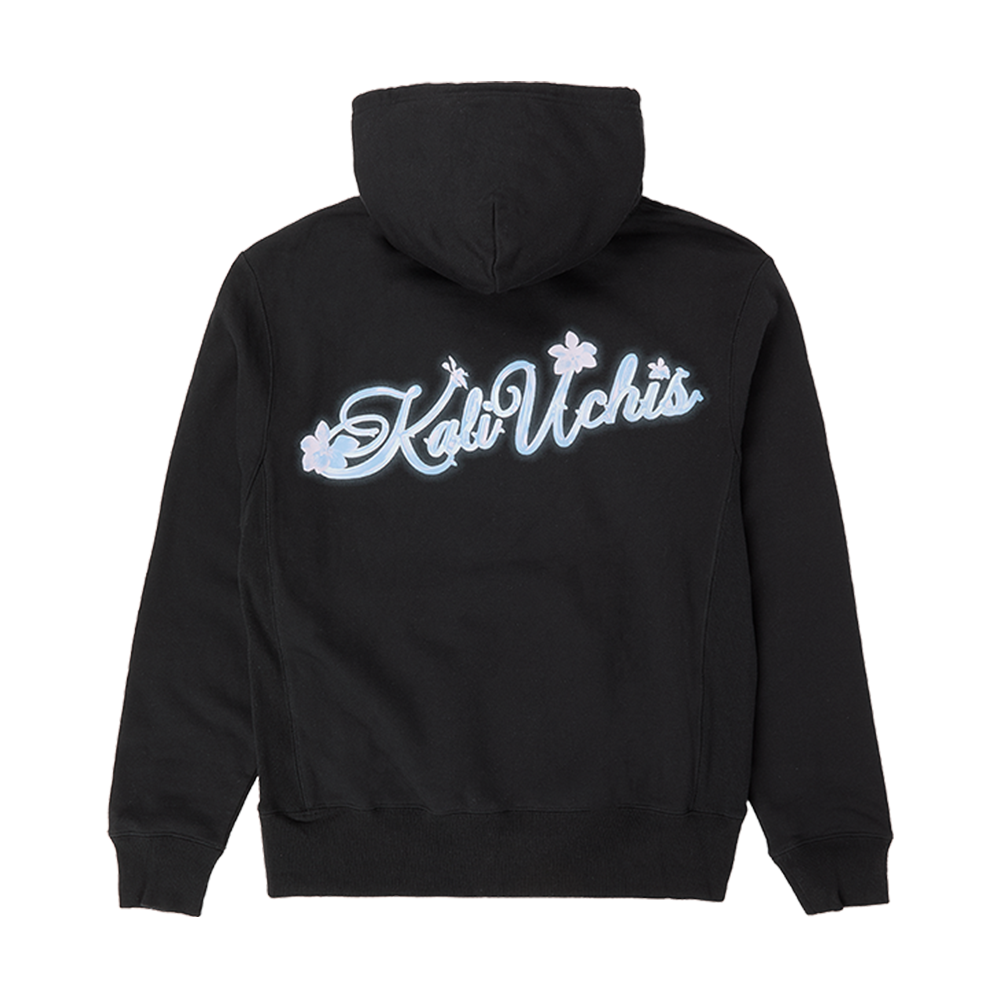 Orquídeas Black Hoodie Back