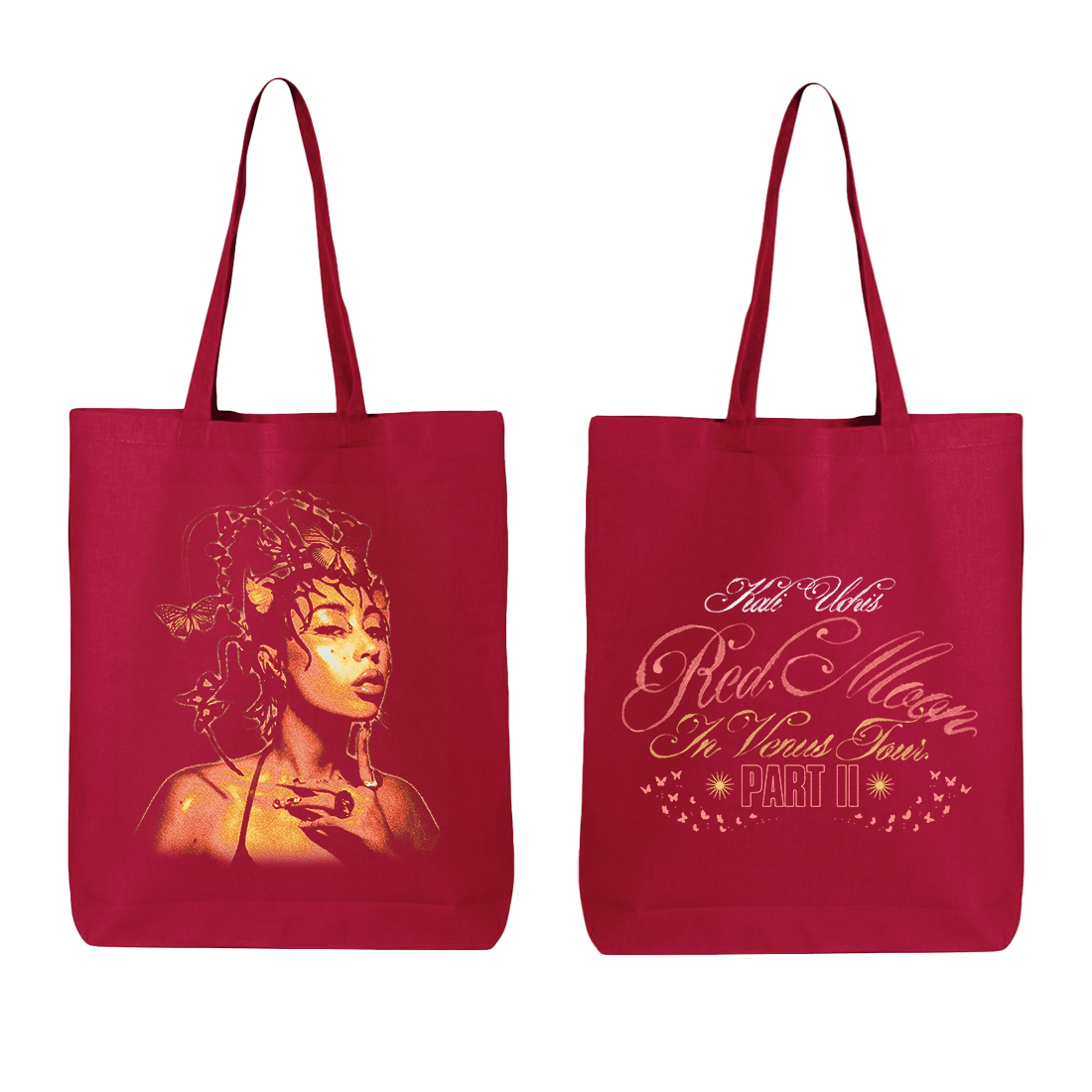 Tote bag red inside new arrivals