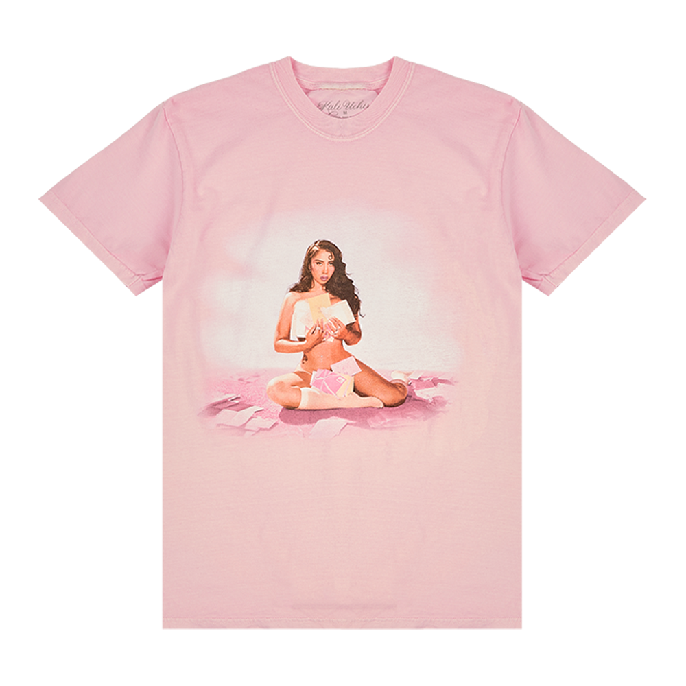 Sincerely, Tour Pink Date Back Tee