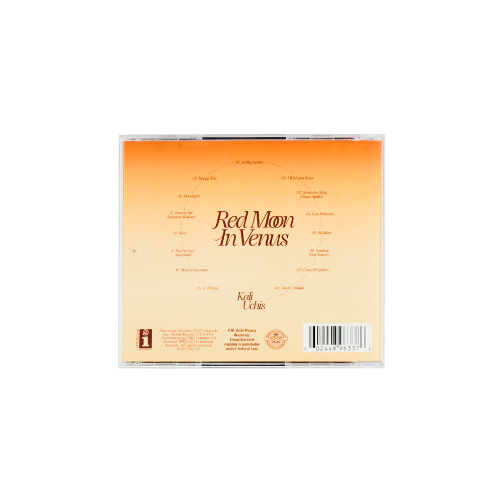 Red Moon In Venus CD Back