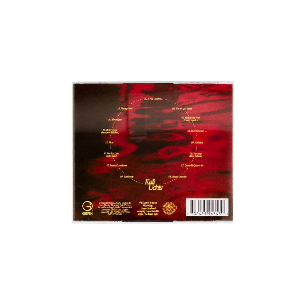 Red Moon In Venus Alternative Cover Signed CD Back