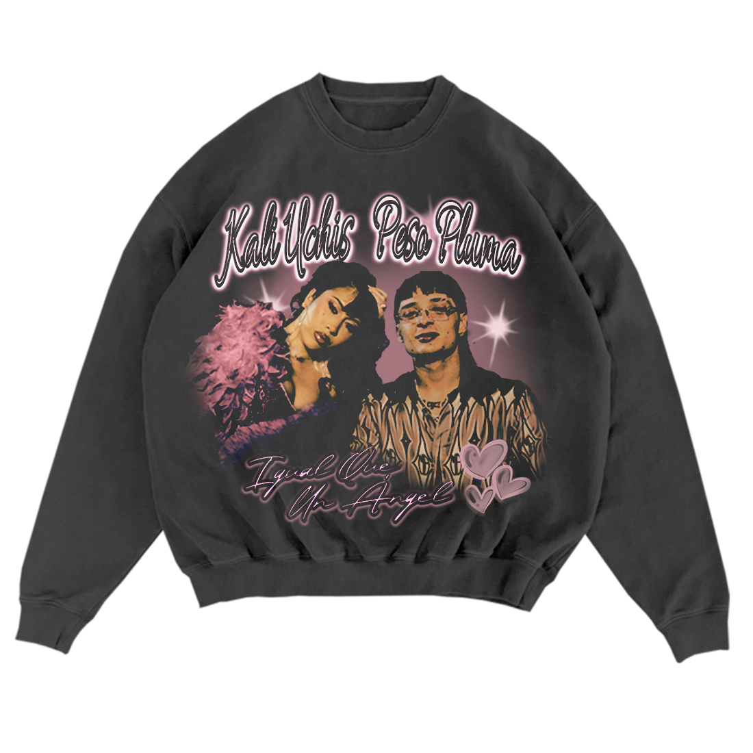 Kali Uchis x Peso Pluma Grey Crewneck