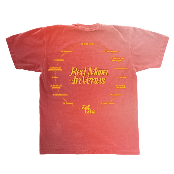 Ombre Red Moon in Venus Anniversary TShirt Kali Uchis Official Store