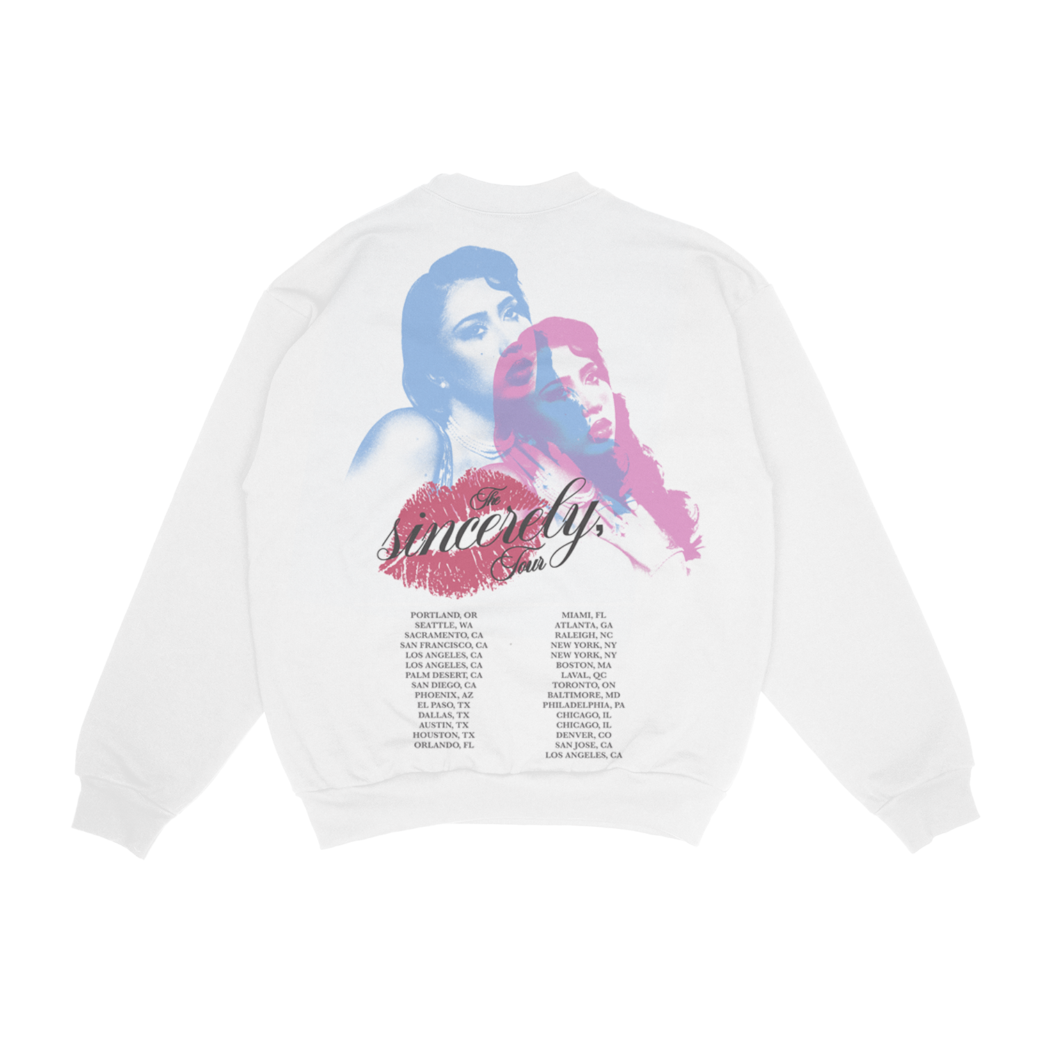 Sincerely, Tour Crewneck