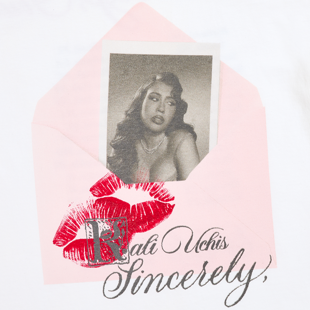 Sincerely, Tour Envelope Tee - White