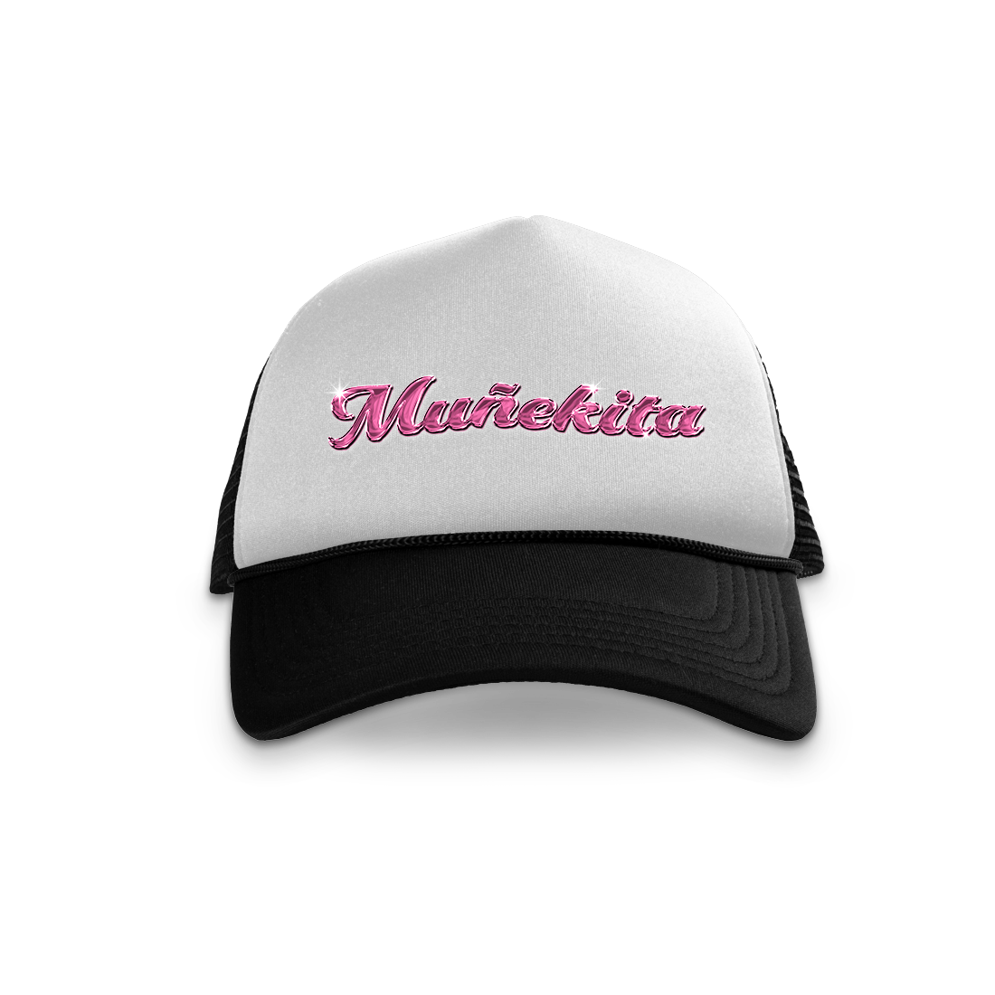 Muñekita Black Trucker Hat