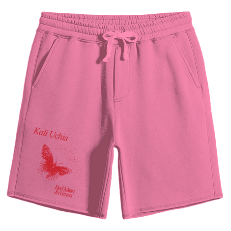 Pink Butterfly Short