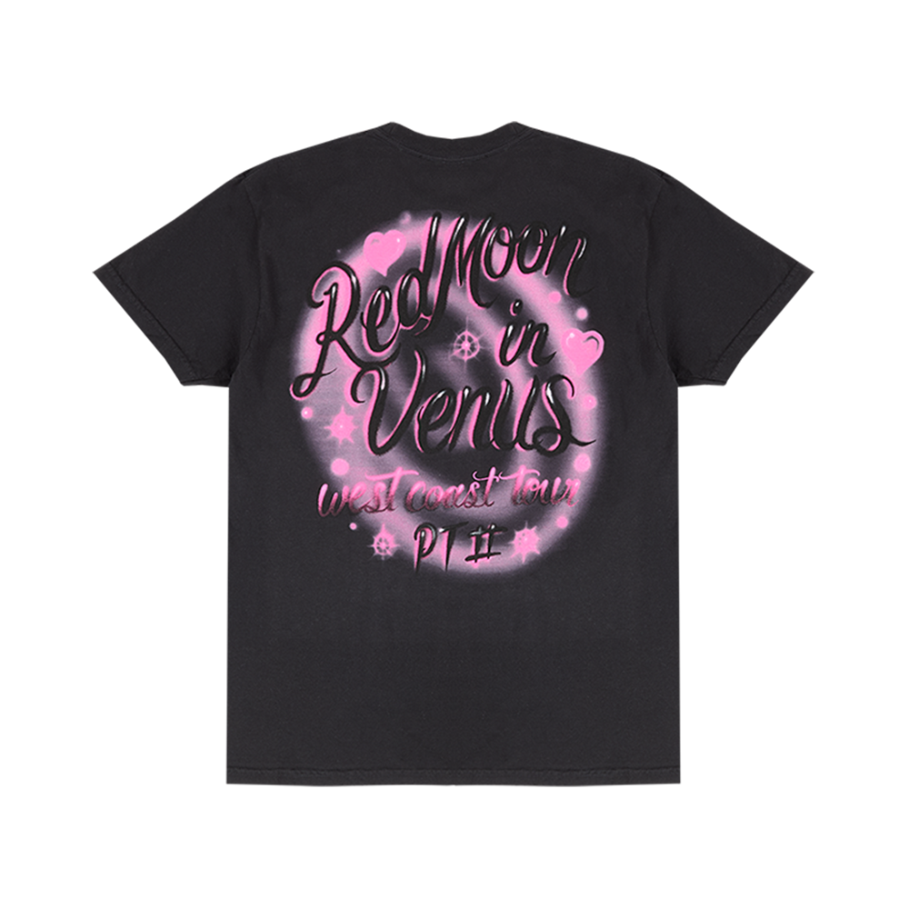 RMIV West Coast Tour Black Airbrush T-Shirt Back