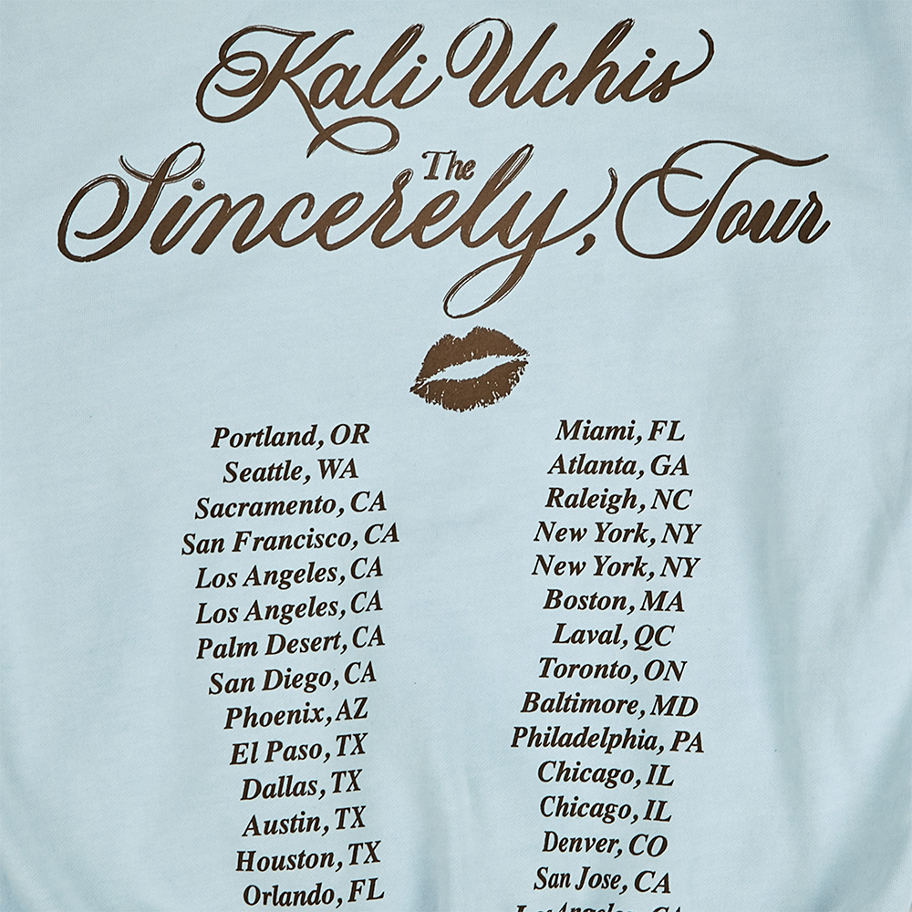 Sincerely, Tour Date Back Hoodie