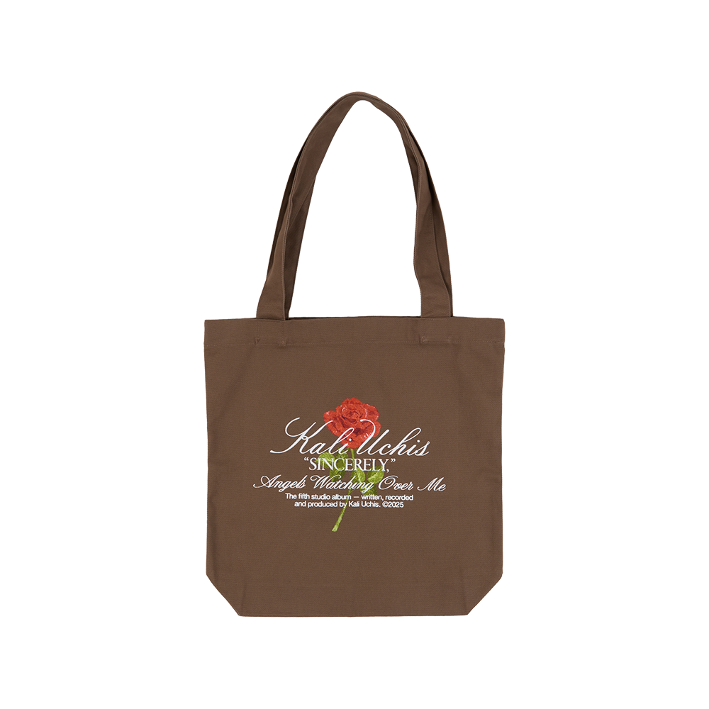 Sincerely, Brown Tote Front 