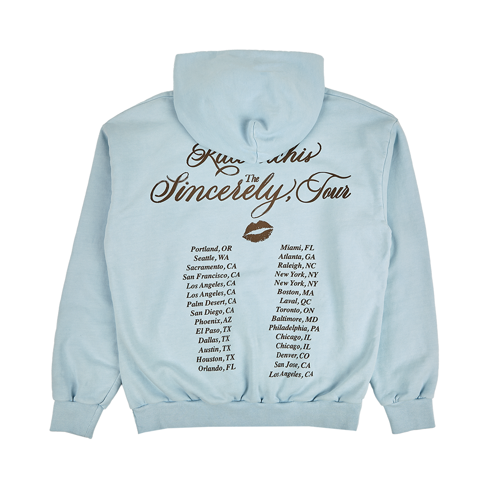 Sincerely, Tour Date Back Hoodie