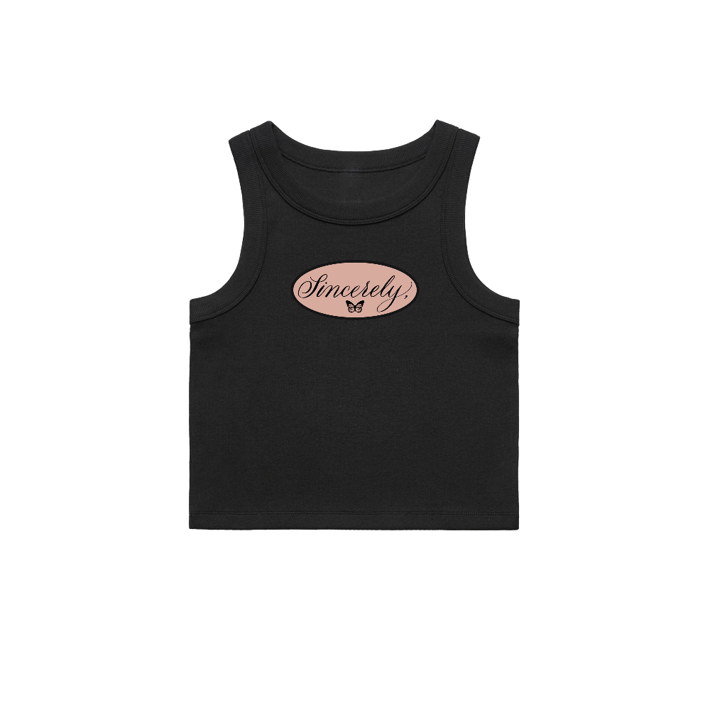 Sincerely, Cropped Tank 