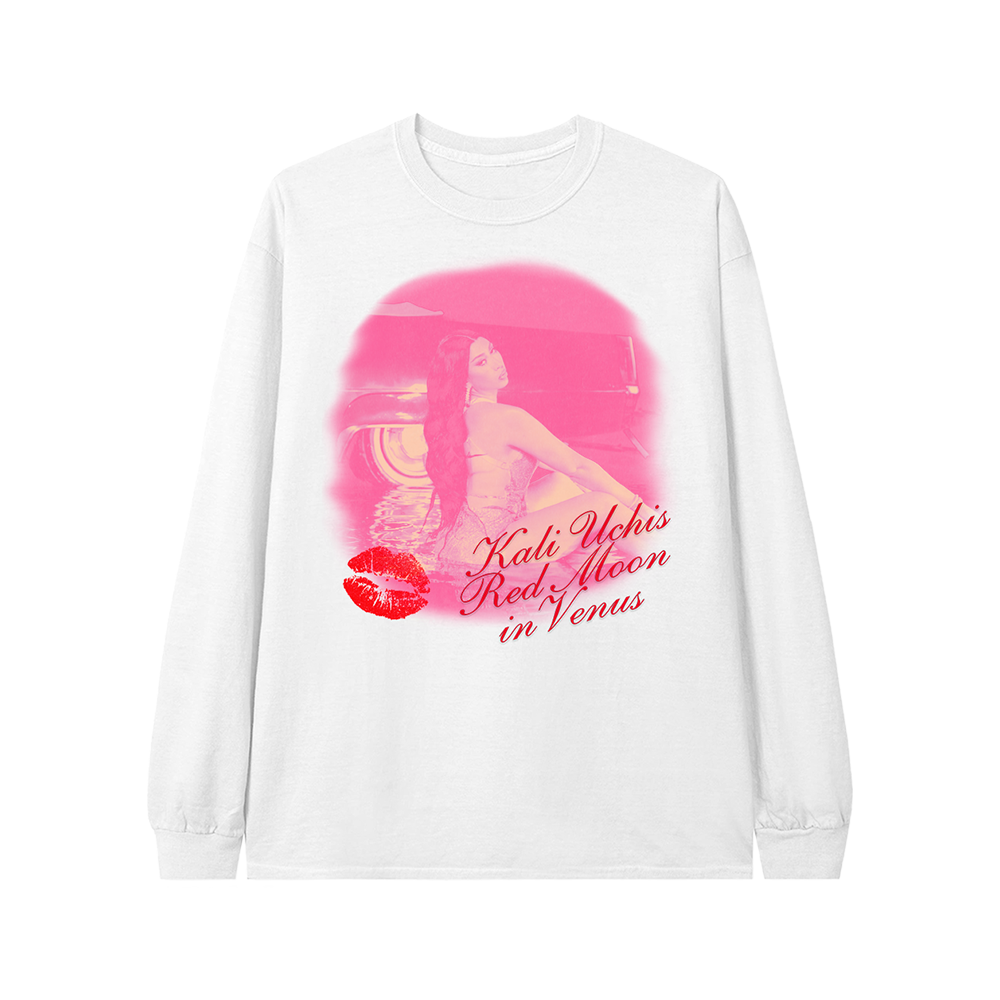 Red Moon in Venus Tour White Long Sleeve T-Shirt
