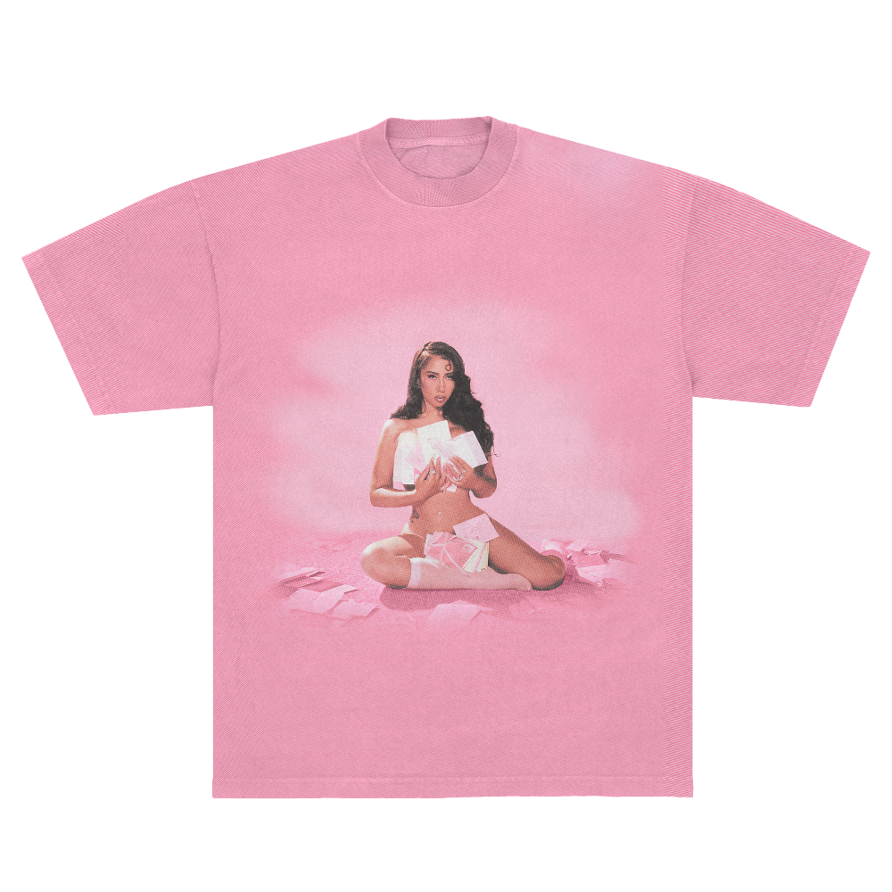 Sincerely, Tour Pink DB Tee Front 