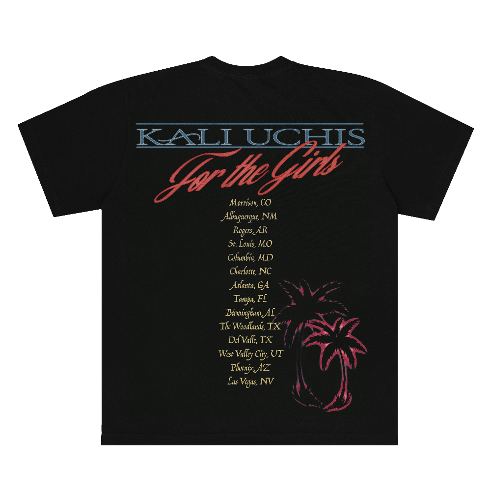 Black FTG Tour Dates Tee Back 