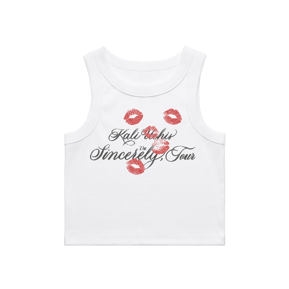 Sincerely, Tour Cropped Tank