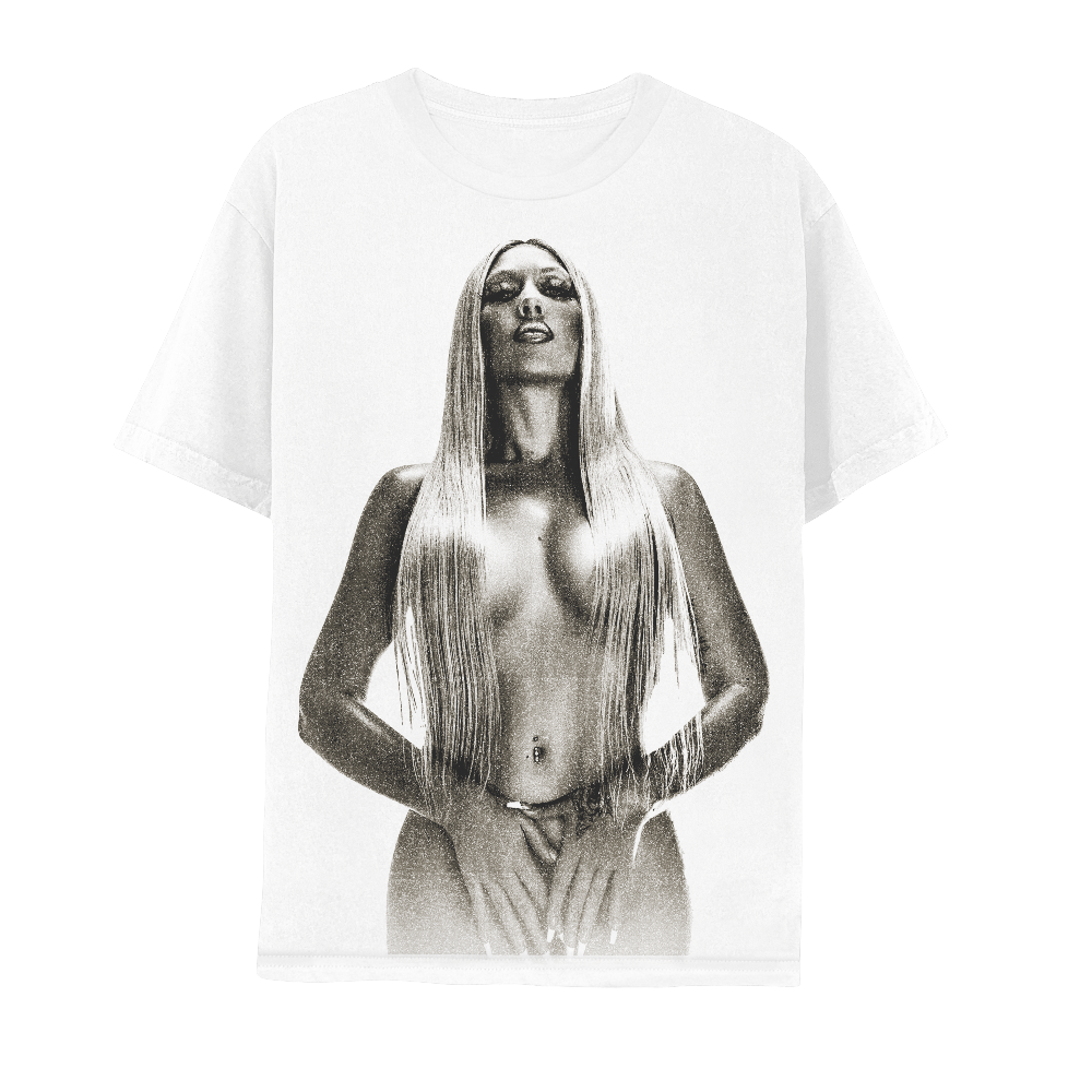 Sin Miedo Anniversary White Tee Front 