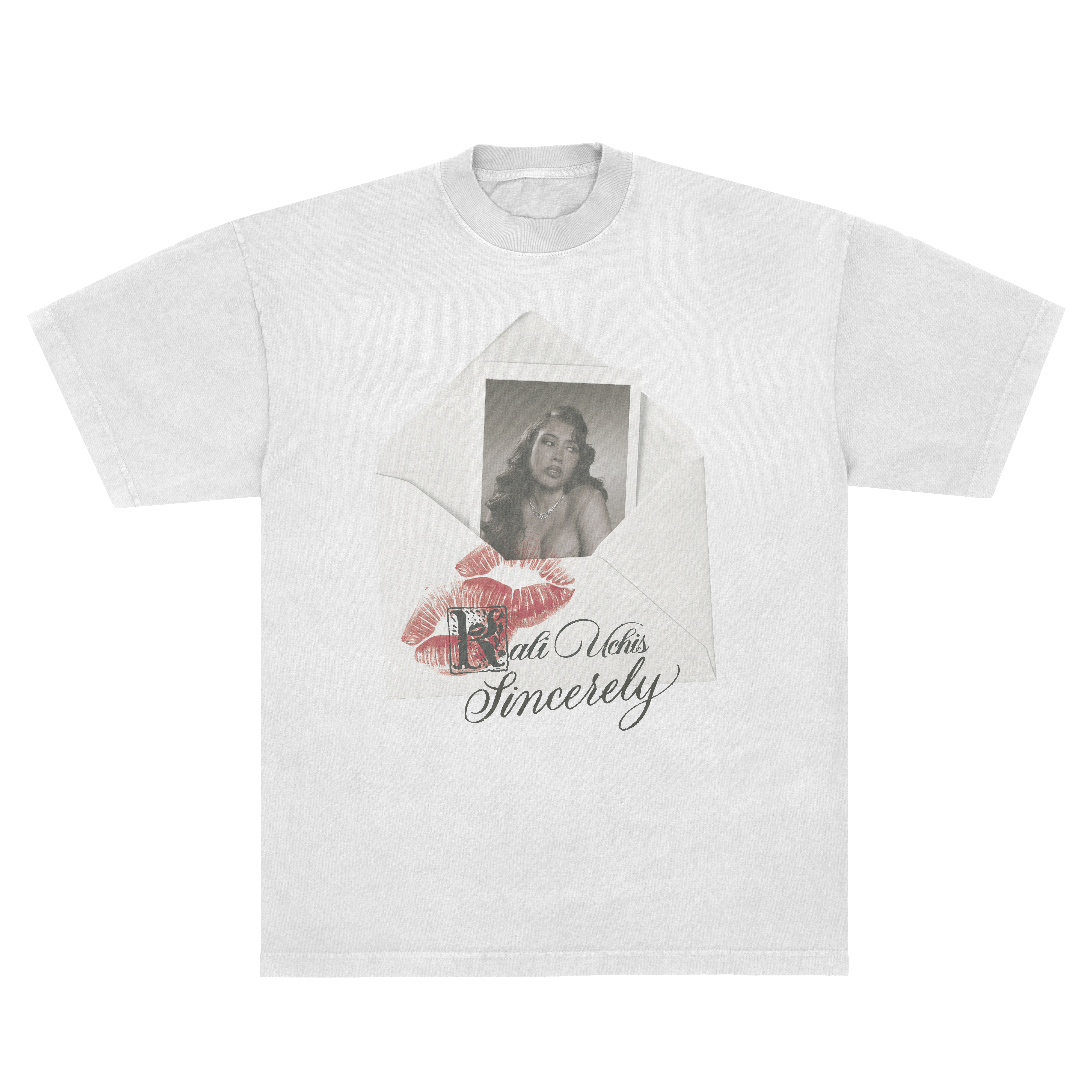 Sincerely, Tour Envelope Tee - White