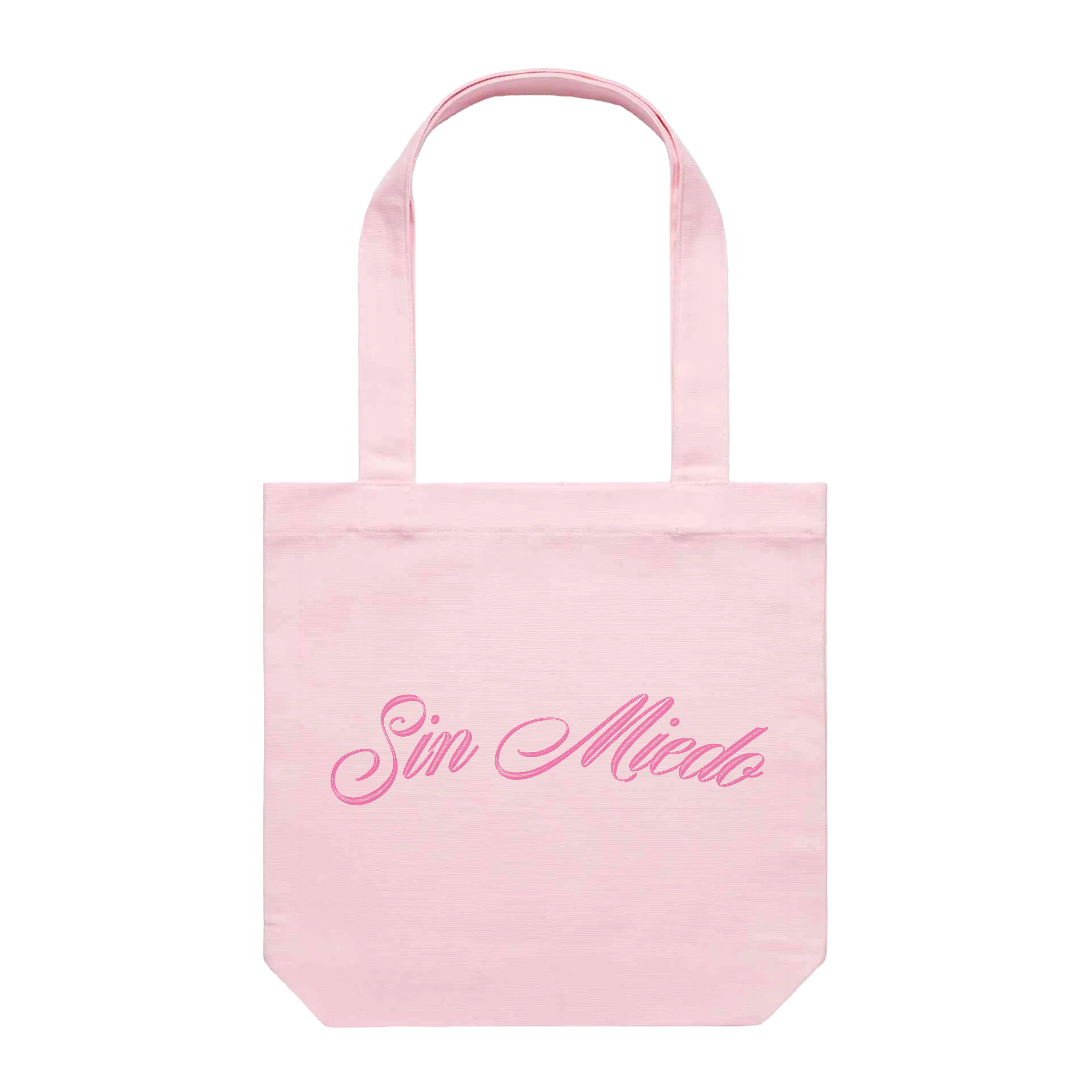 Sin Miedo Anniversary Pink Tote Side 2 