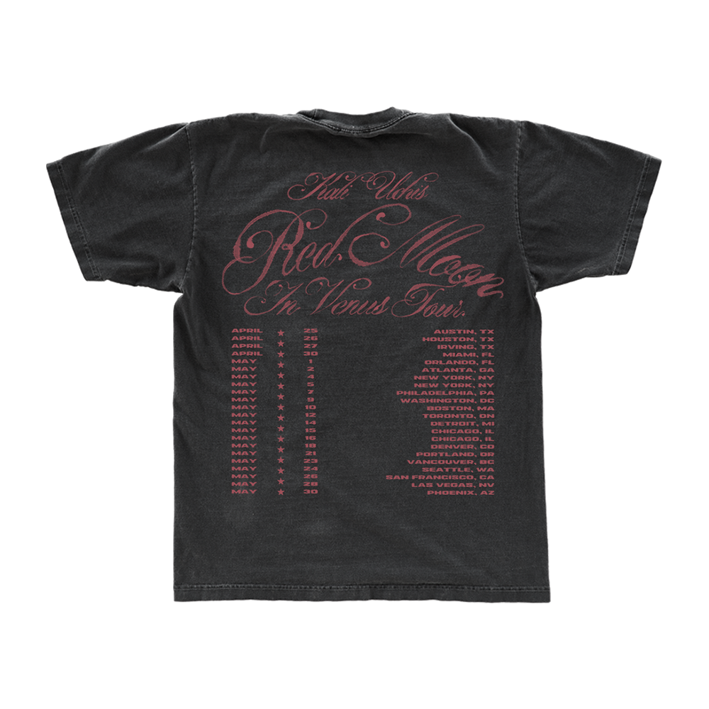 Red Moon in Venus Tour T-Shirt II Back
