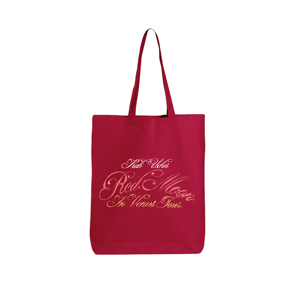 Red Moon in Venus Red Tour Tote Bag Back