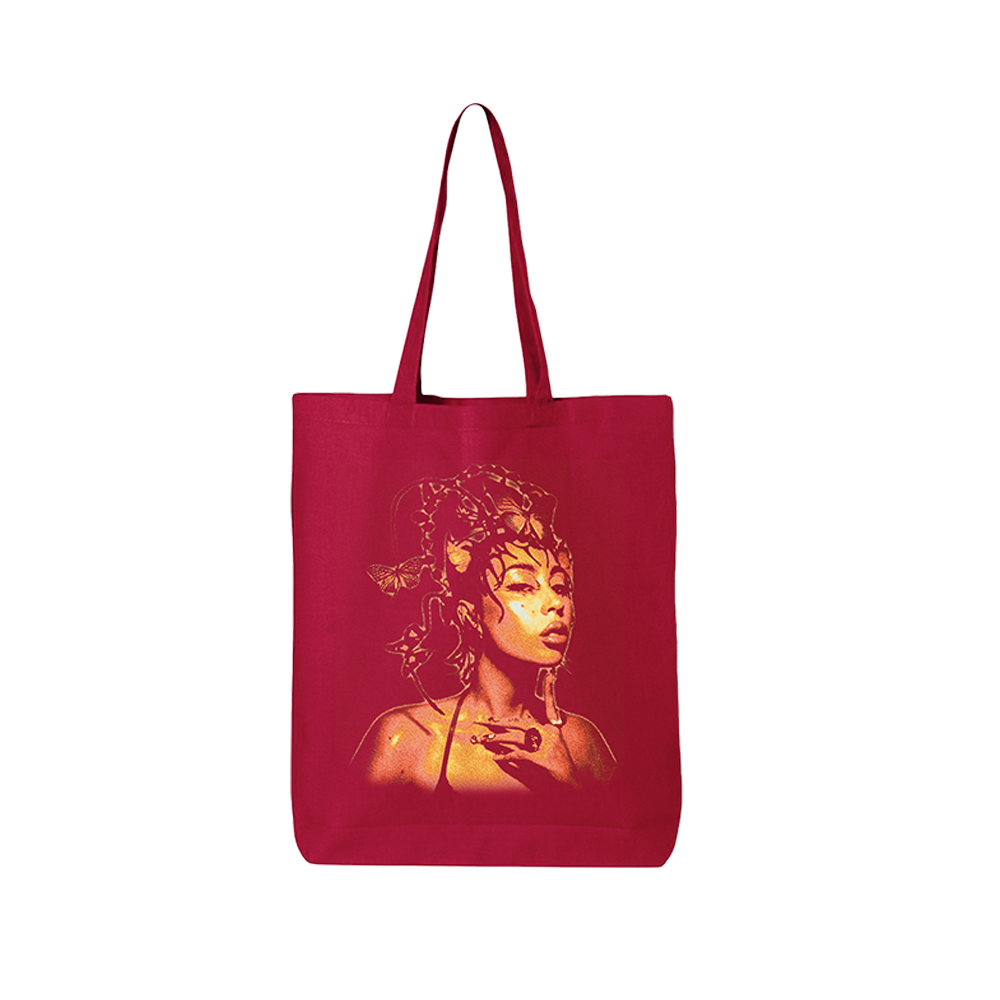 Red Moon in Venus Red Tour Tote Bag Front