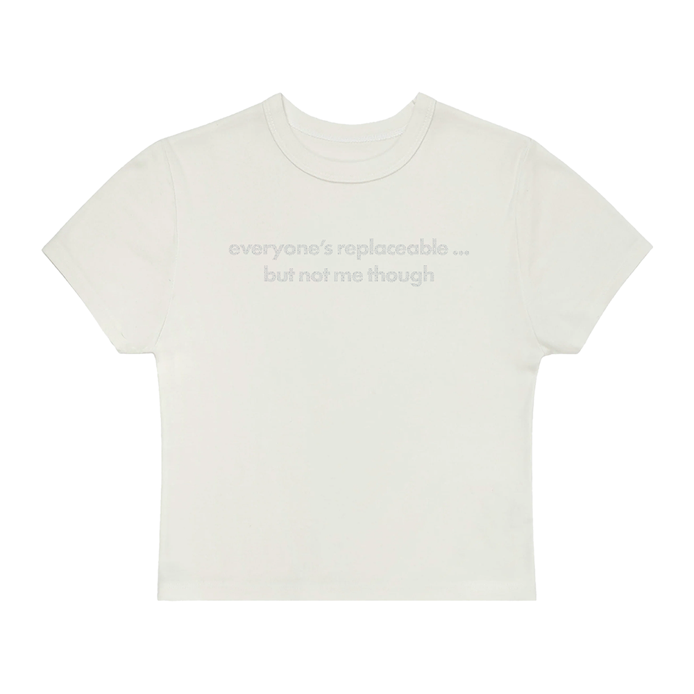 Everyone's Replaceable Baby Tee front